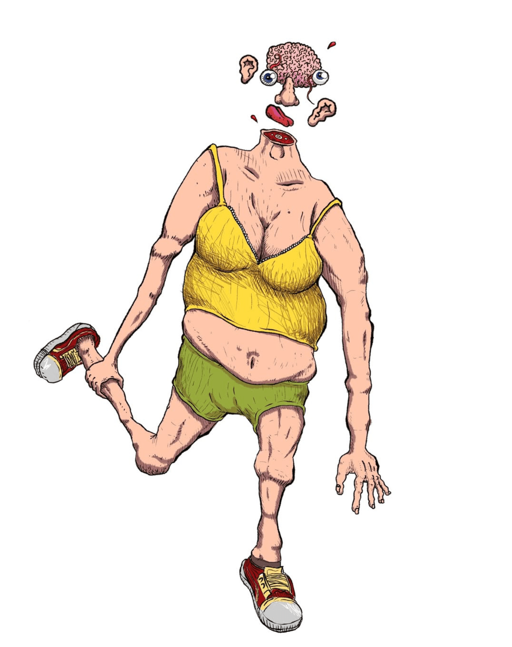 Illustration einer Figur